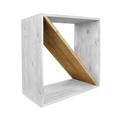 Croisillon range bouteille pour casier / étagère à vin 51,4 x 28 cm bois massif - Paquet de 3 - Ligne Authentique