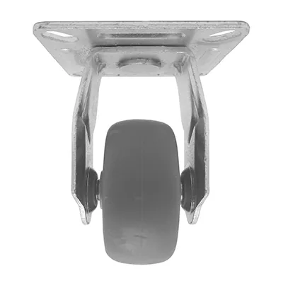 Roulette fixe Ø 5 cm à platine fixe acier - capacité de charge 50 kg - Roues à platine-1