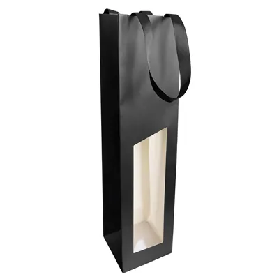 Sacs à fenêtre 1 bouteille Séduction - Sacs pour bouteilles de vin