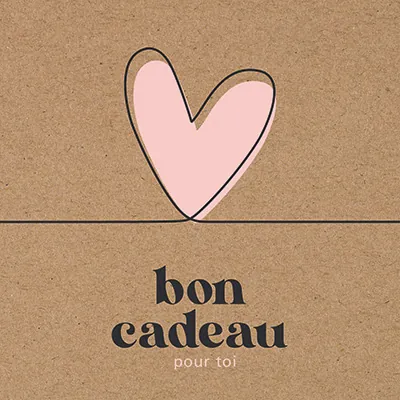 Bon cadeau à remplir kraft coeur rose 12 x 12 cm avec enveloppes - Carte cadeau - Paquet de 12 - Bons cadeaux-1