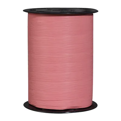 Bolduc mat corail 10 mm x 250 m polypropylène - Bolducs unis