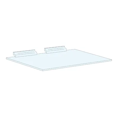 Tablette droite pour panneaux rainurés - Tablettes pour panneaux rainurés