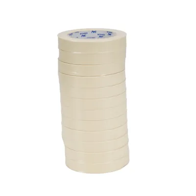 Ruban de masquage 18 mm x 50 m crème - Adhésif de masquage - Scotch peinture - Lot de 12 - Rubans adhésifs et dévidoirs-1