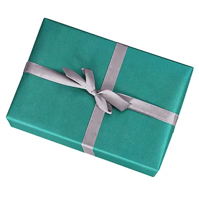 Papier cadeau kraft lisse bleu uni 70 cm x 50 m 65g/m² – le rouleau - Papiers cadeaux unis-1