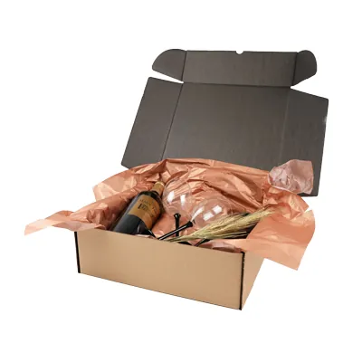 Papier de soie cuivre métallisé 17g/m² 50 x 70 cm, 240 feuilles - Papiers de soie-1