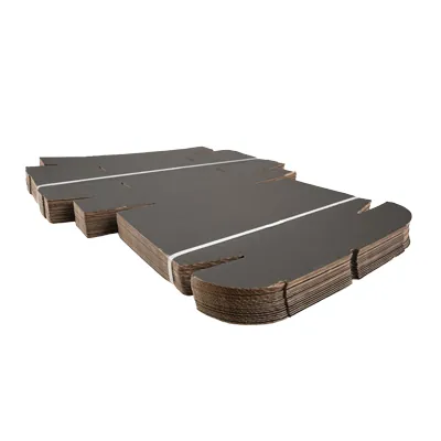 Boîte carton réversible brun / noir 32 + 33 x 10,5 cm - Carton d'expédition - Lot de 20 - Boites cadeaux carton pliables-1