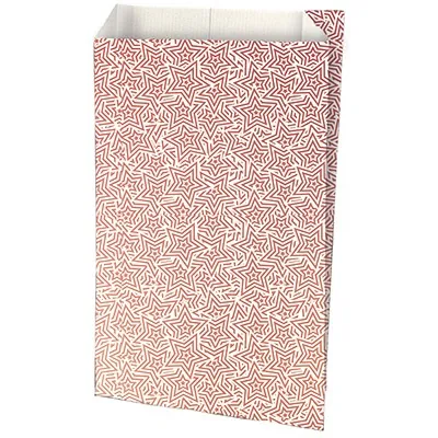 Pochette cadeau couché blanc origami cuivre 70g/m² 25+6,5x41 cm – Paquet de 250 - Pochettes cadeaux à motifs