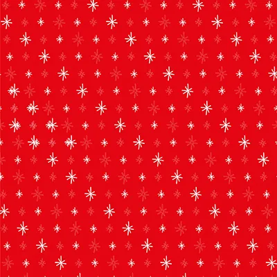 Pochette cadeau Noël Stars Red 15 + 9 x H 26 cm - Lot de 250 - Pochettes cadeaux à motifs-1