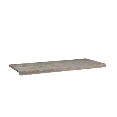 Tablette bois pin massif brun gris 100 x 41,8 cm, ép. 18 mm - Tablettes Bois Brut