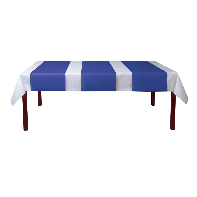 Chemin de table Spunbond non tissé prédécoupé - Tête à tête prédécoupé - Bleu marine - Rouleau de 40 cm x 24 m - Chemins de table jetables, Sets de table papier-3