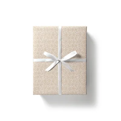 Papier cadeau couché blanc origami étoiles cuivre 70 cm x 100 m 70 g/m² – le rouleau - Papier cadeaux couchés à motifs-5