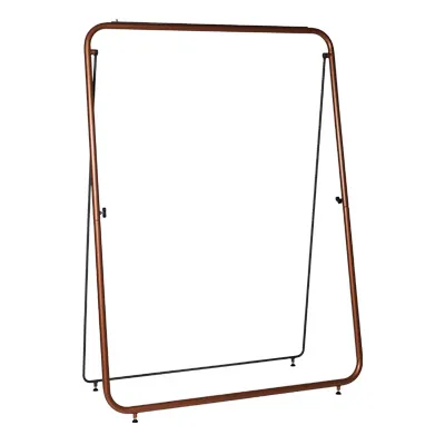 Portant droit pliant cuivré - L 123 cm - H 160 cm - Portants à vêtements droits