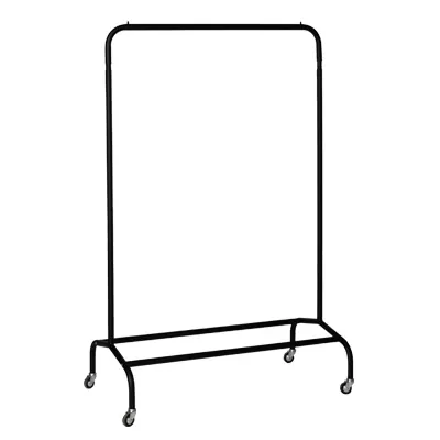 Portant droit noir - L 100 cm - H 155 cm - Portants à vêtements droits