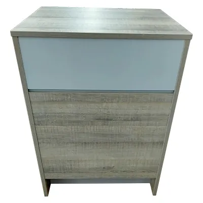 Comptoir d'accueil Easy chêne / gris 62,5 x 51 x 88 cm - Comptoirs Easy