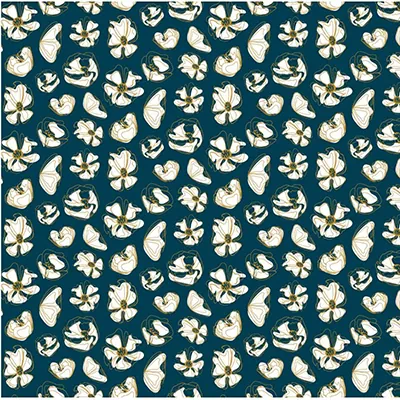 Papier cadeau Floraline - Papier cadeaux couchés à motifs