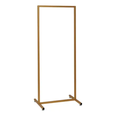 Portant droit fixe 60 x 152 cm or - Portants à vêtements droits
