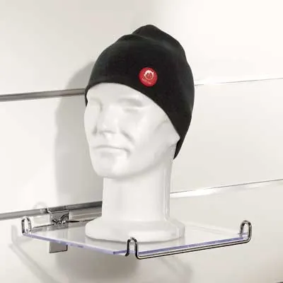 Tête homme polystyrène H 31,5 cm - Têtes-1