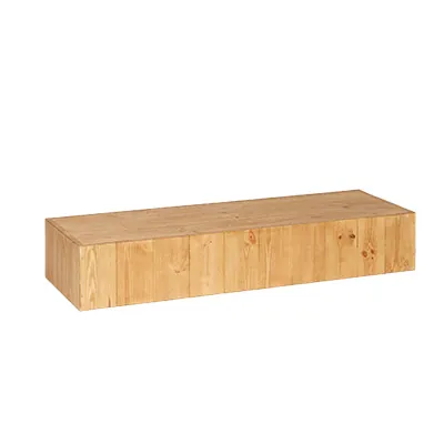 Podium de Présentation Large Bois Brun 119x39x20 cm - Podiums