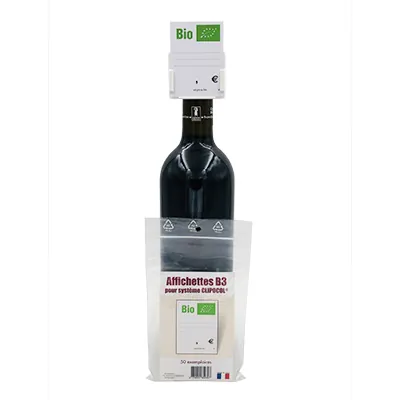 Affichettes pour bouteilles infos / prix Bio - Étiquettes diverses