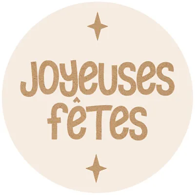 Assortiment étiquettes adhésives Joyeuses Fêtes ø 35 mm - Paquet de 500 - Étiquettes cadeaux adhésives-3