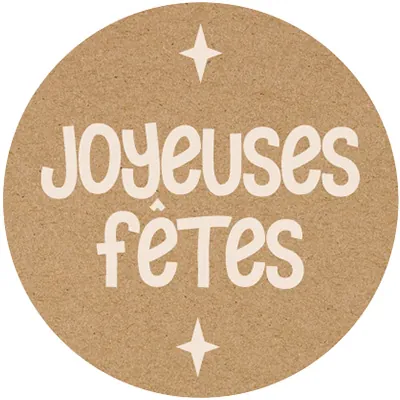 Assortiment étiquettes adhésives Joyeuses Fêtes ø 35 mm - Paquet de 500 - Étiquettes cadeaux adhésives-4