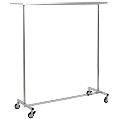 Portant vêment pliable droit L 140 + 2 rallonges 32 cm - H 160 cm - Portants à vêtements pliables