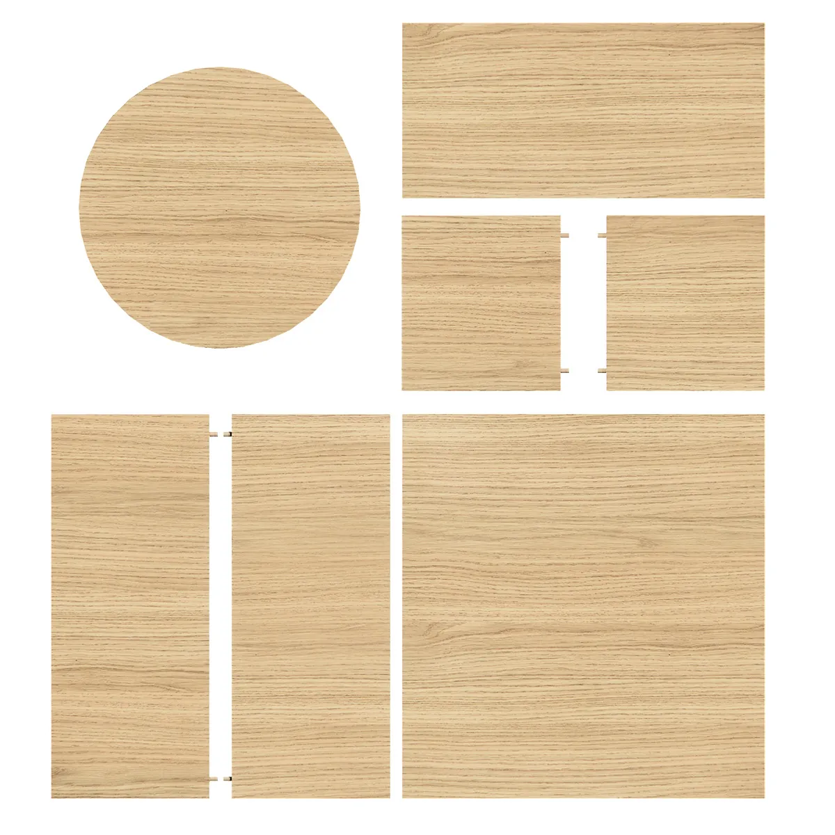 Joue de comptoir Vincenza + tablette ronde - Comptoir Global