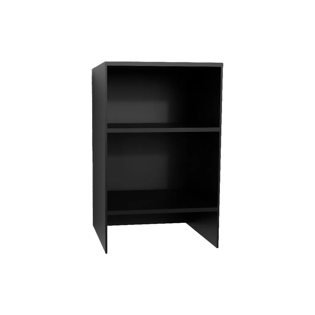 Caisse d'accueil Soft Black - L 55 x H 88 cm - Comptoirs Boutique-1