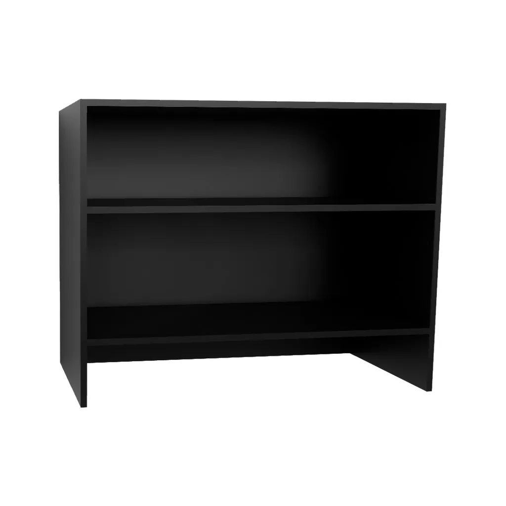 Comptoir d'accueil Soft Black - L 110 x P 53 x H 88 cm - Comptoirs Boutique-1