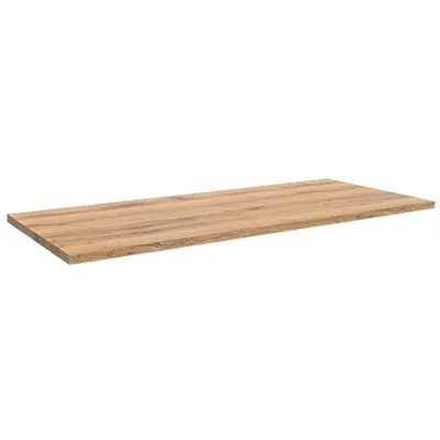 Tablette mélaminé chêne Sherman - L 100 x P 40 cm - Tablettes Bois Mélaminé
