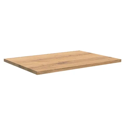 Tablette mélaminé chêne Sherman - L 66,5 x P 40 cm - Tablettes Bois Mélaminé