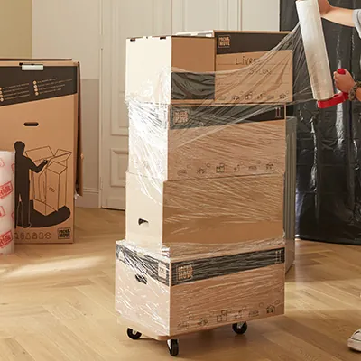 Caisse carton - Caisse américaine carton - Carton déménagement 54L - carton simple cannelure 60 x 30 x 30 cm - Lot de 20 - Caisses américaines cartons-2