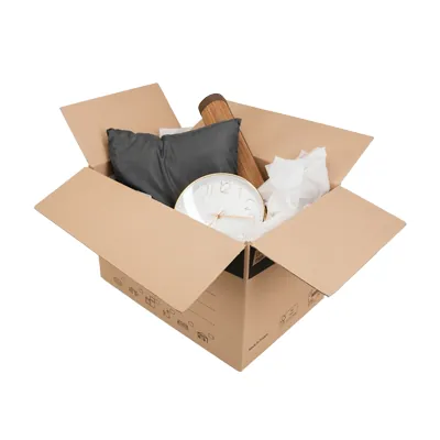 Caisse carton - Caisse américaine carton - Carton déménagement 96L - carton simple cannelure 40 x 60 x 40 cm - Lot de 20 - Caisses américaines cartons-3