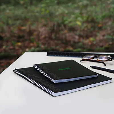 Cahier à spirale Rhodiactive Greenbook 5/5 - A4  - Cahiers et blocs notes-2