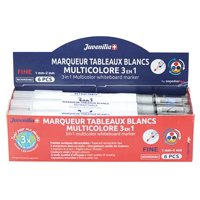Marqueurs effaçables pour tableau blanc - 3 couleurs  - Marqueurs-1
