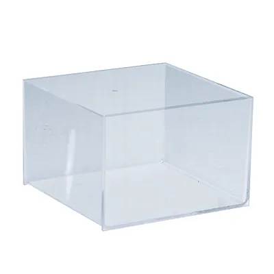 Bac de présentation en plexi - 15 x 15 x H 10 cm - Supports Plexi
