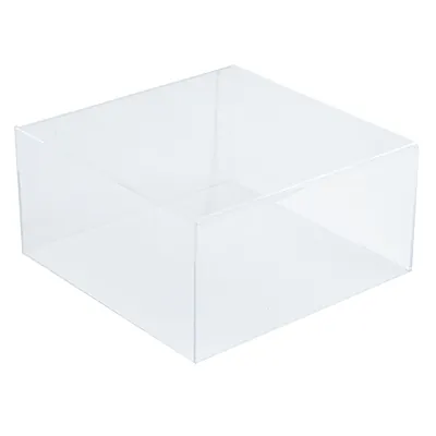 Présentoir plexiglas 30 x 30 x 15 cm - Présentoir transparent PMMA - Supports Plexi