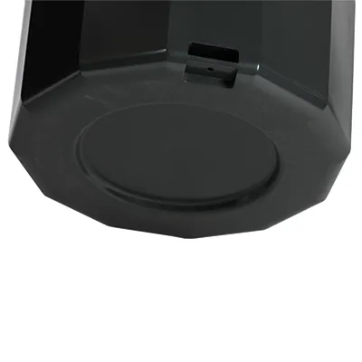 Cendrier extérieur sur pied 10 litres, plastique, noir, ø 35 x H 95 cm - Poubelles professionnelles-4