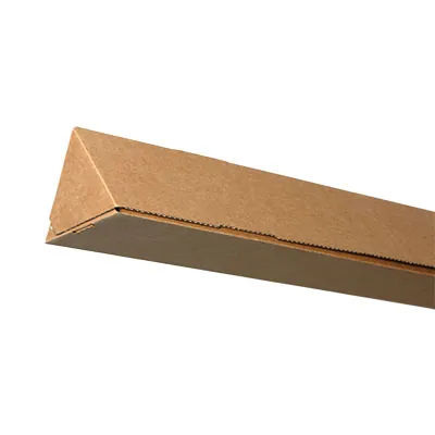 Tube carton triangulaire adhésif 850x100x100 mm – Paquet de 25 - Tubes carton emballage