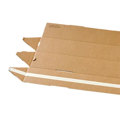 Tube carton triangulaire adhésif 850x100x100 mm – Paquet de 25 - Tubes carton emballage-2