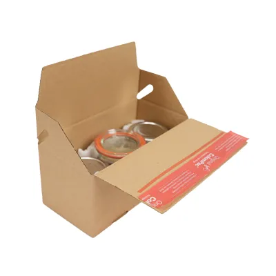 Carton d'expédition Colompac à fond auto et fermeture adhésive 19,5x9,5x9 cm - Boîte carton - Lot de 20 - Cartons d'expédition, Boîtes carton-3