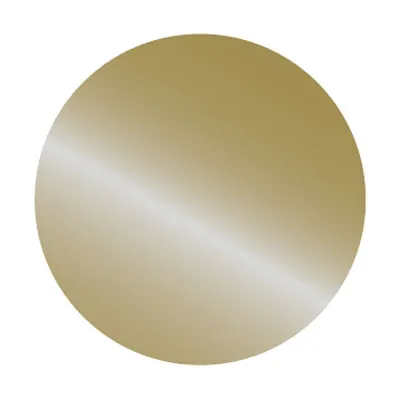 Étiquette cadeau adhésive Or neutre ø 36 mm - Étiquette autocollante Or ronde - Lot de 500 - Étiquettes cadeaux adhésives