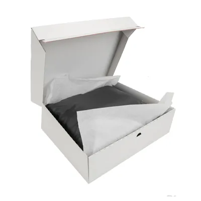 Carton d'expédition aller-retour blanc fermeture adhésive 44,5x37,9x13 cm - Boîte d'expédition blanche - Lot de 20 - Cartons d'expédition, Boîtes carton-5
