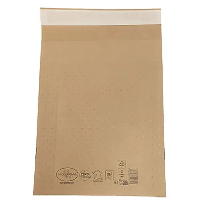 Pochettes matelassées à bulles kraft tri-couches (x50) - 15x25 cm - Pochettes d'envoi postal