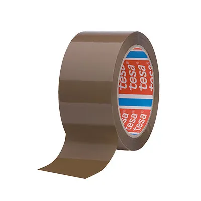 Ruban adhésif havane BOPP 50 mm x 66 m Tesa - Ruban adhésif emballage - Lot de 3 - Rubans adhésifs et dévidoirs