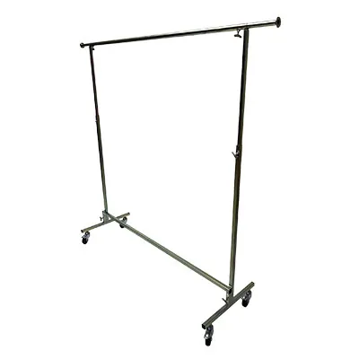Portant vêtement pliable L150cm avec tirettes - Hauteur réglable 130 à 230 cm - métal - gris - Portants à vêtements pliables