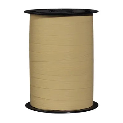 Bolduc mat beige 10 mm x 250 m polypropylène - Bolducs unis