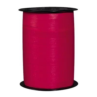 Bolduc mat rose foncé 10 mm x 250 m polypropylène - Bolducs unis