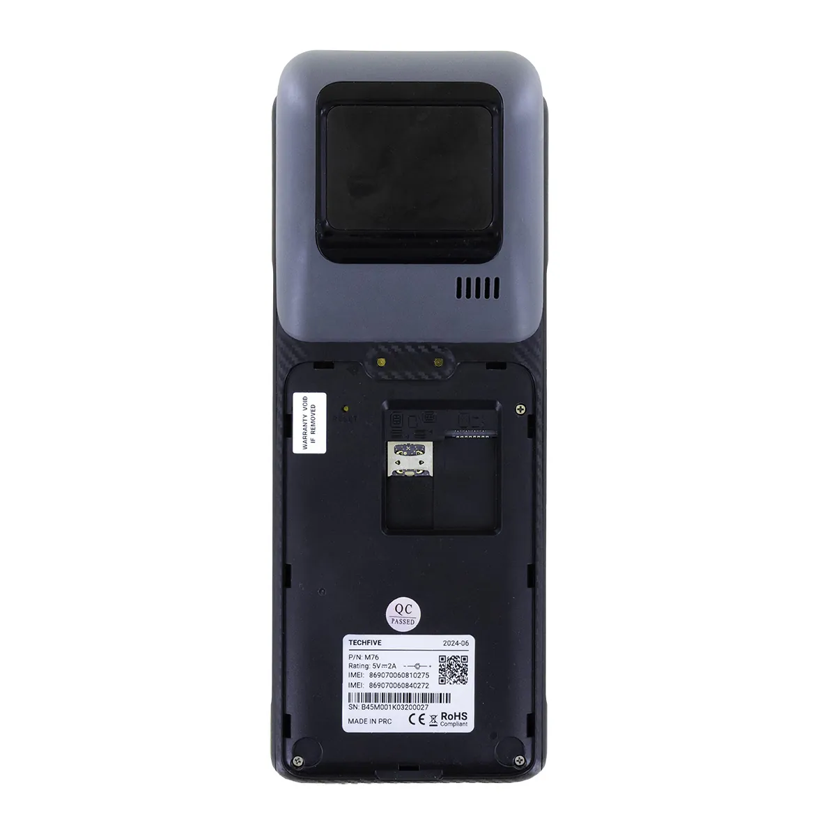 Caisse enregistreuse tactile portable Techfive ECR-76 avec imprimante – tout-en-un mobile - Encaissement mobile-4