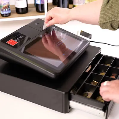 Caisse enregistreuse Techfive ECR-100 avec tiroir intégré - Caisses enregistreuses-6